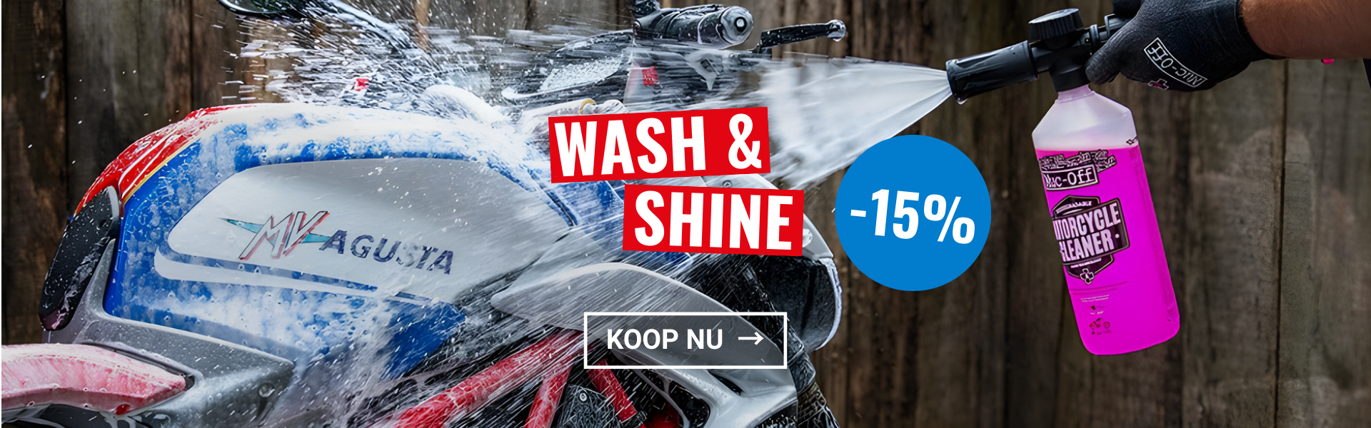 Wash&shine actie